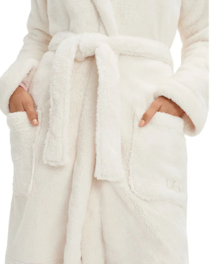 1121091 Cream Aarti Hooded Plush Robe