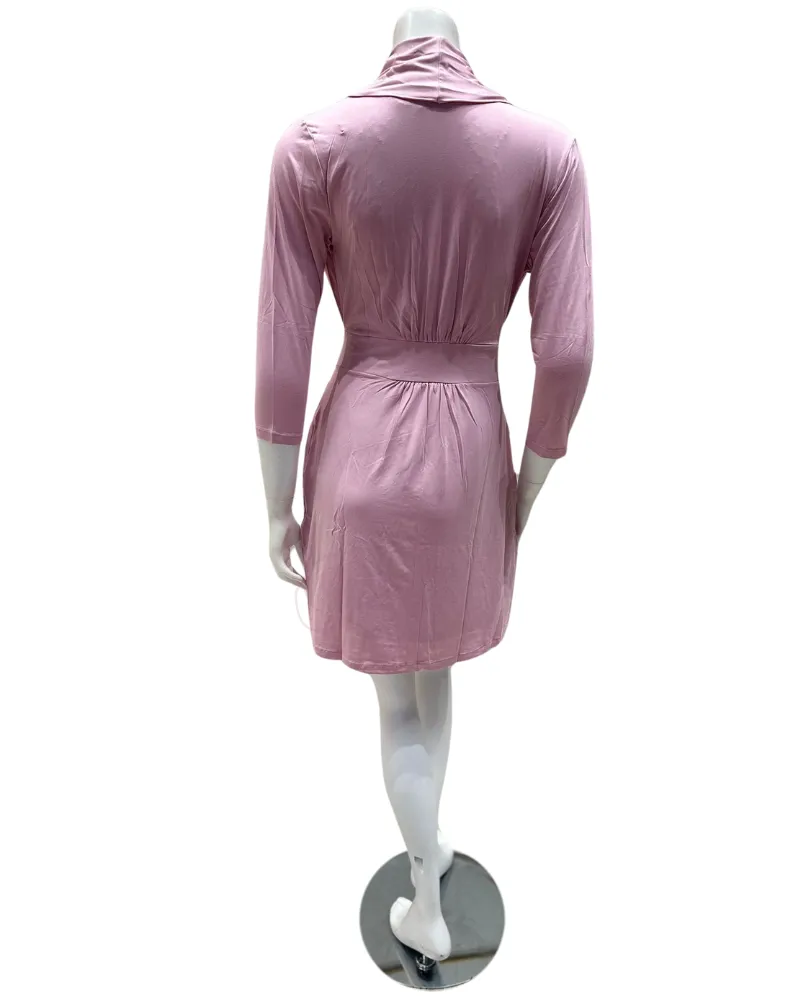 620 Pink Nectar Modal Short Morning Robe