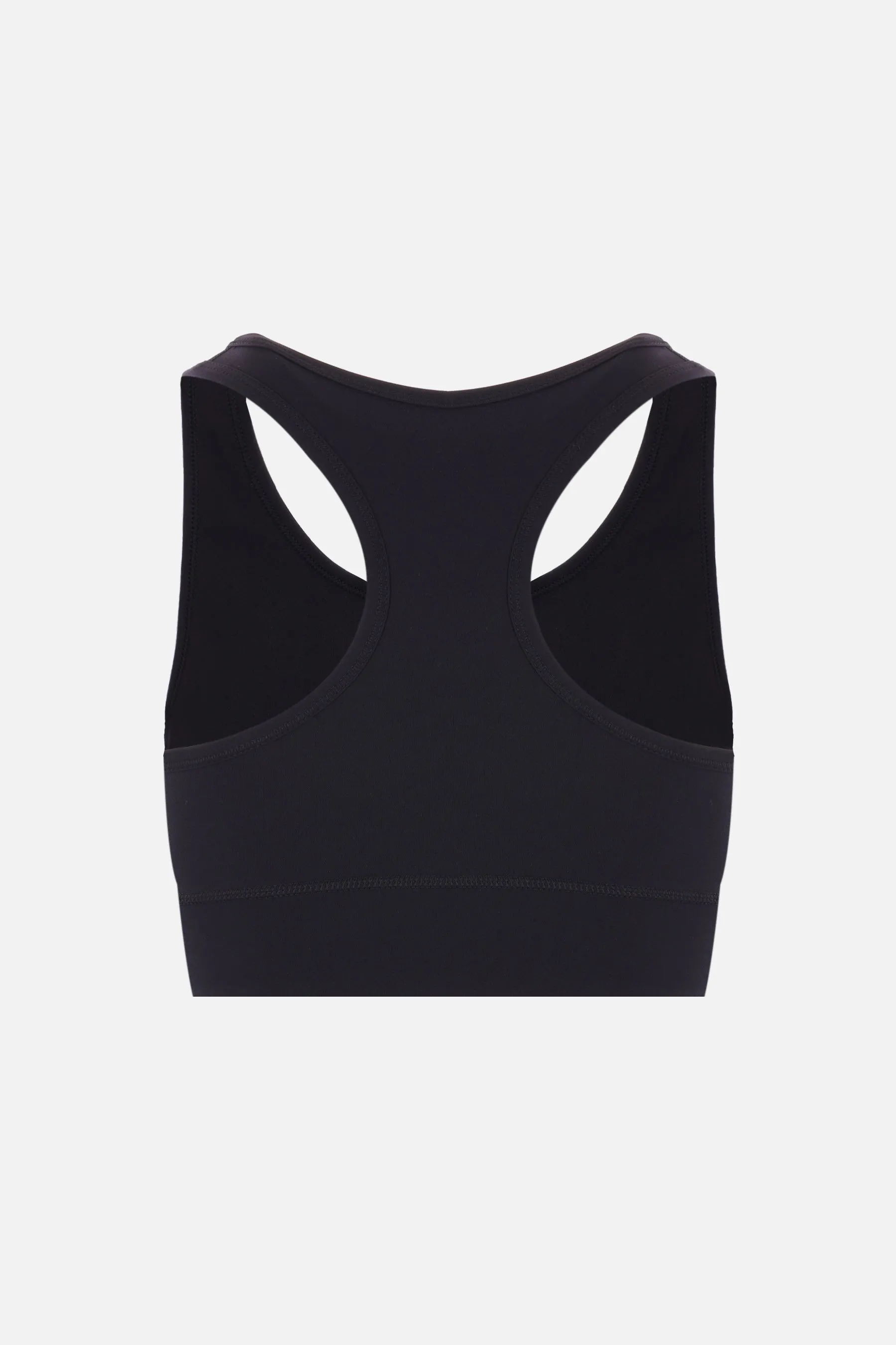 Activewear stretch jersey sports bra