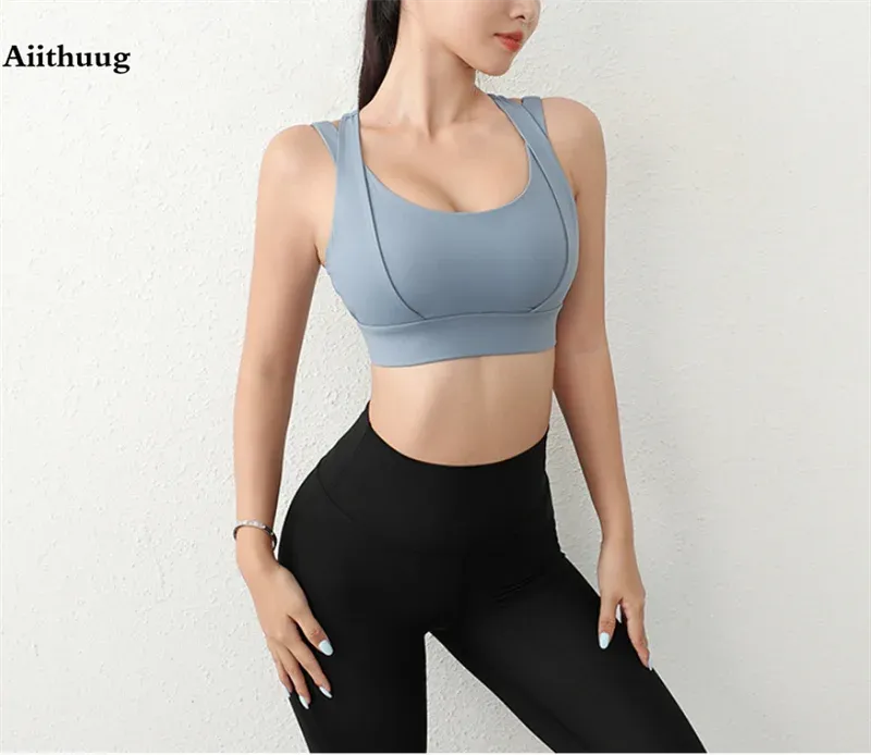 Aiithuug Bounce Control Bra Sports Bras Push Up Women