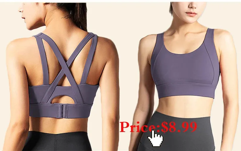 Aiithuug Bounce Control Bra Sports Bras Push Up Women