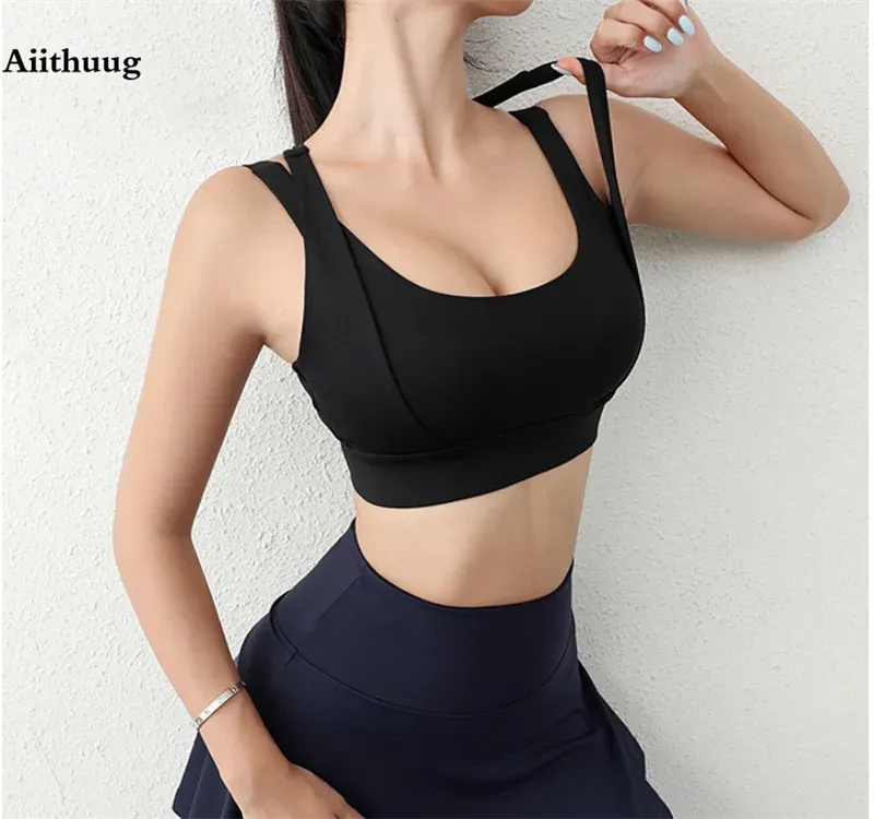 Aiithuug Bounce Control Bra Sports Bras Push Up Women