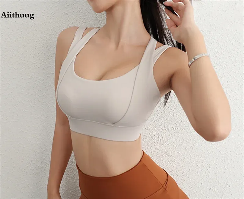 Aiithuug Bounce Control Bra Sports Bras Push Up Women