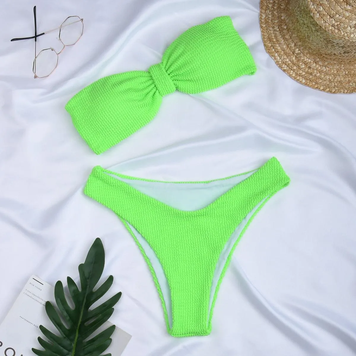 Bandeau Bikini Micro Fiber Two Piece