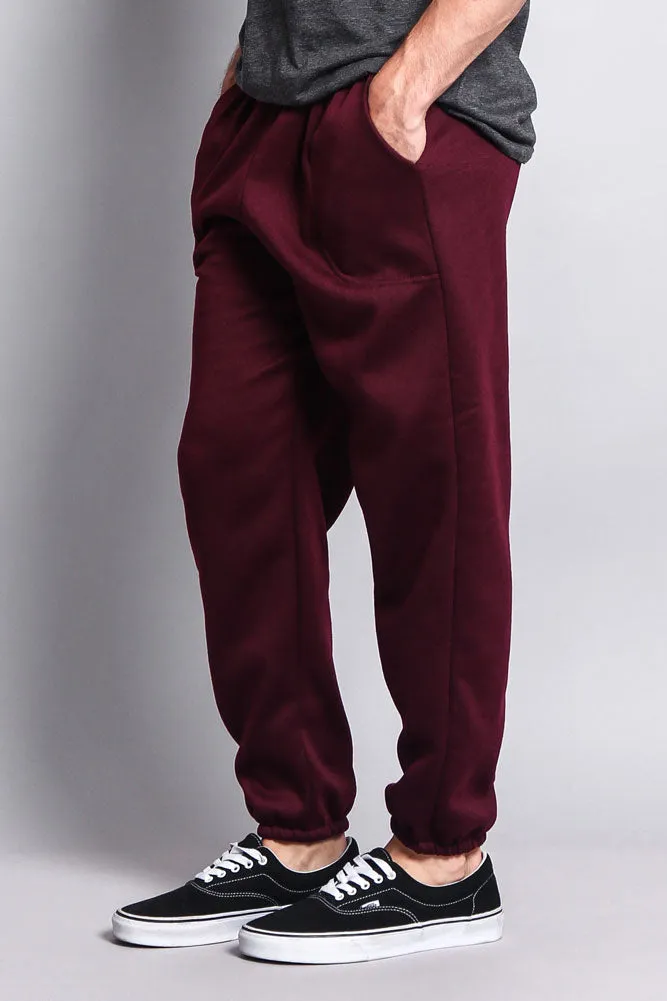 Basic Solid Color Fleece Sweatpants (New Colorways)