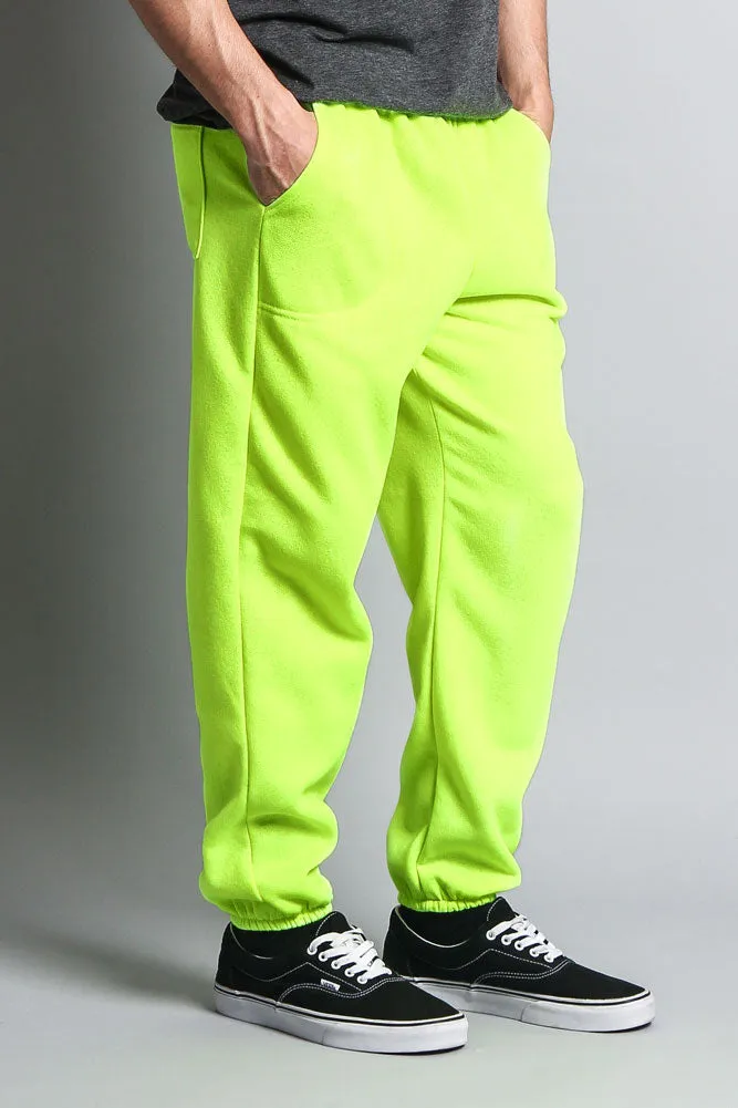 Basic Solid Color Fleece Sweatpants (New Colorways)