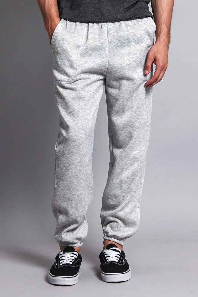 Basic Solid Color Fleece Sweatpants (New Colorways)