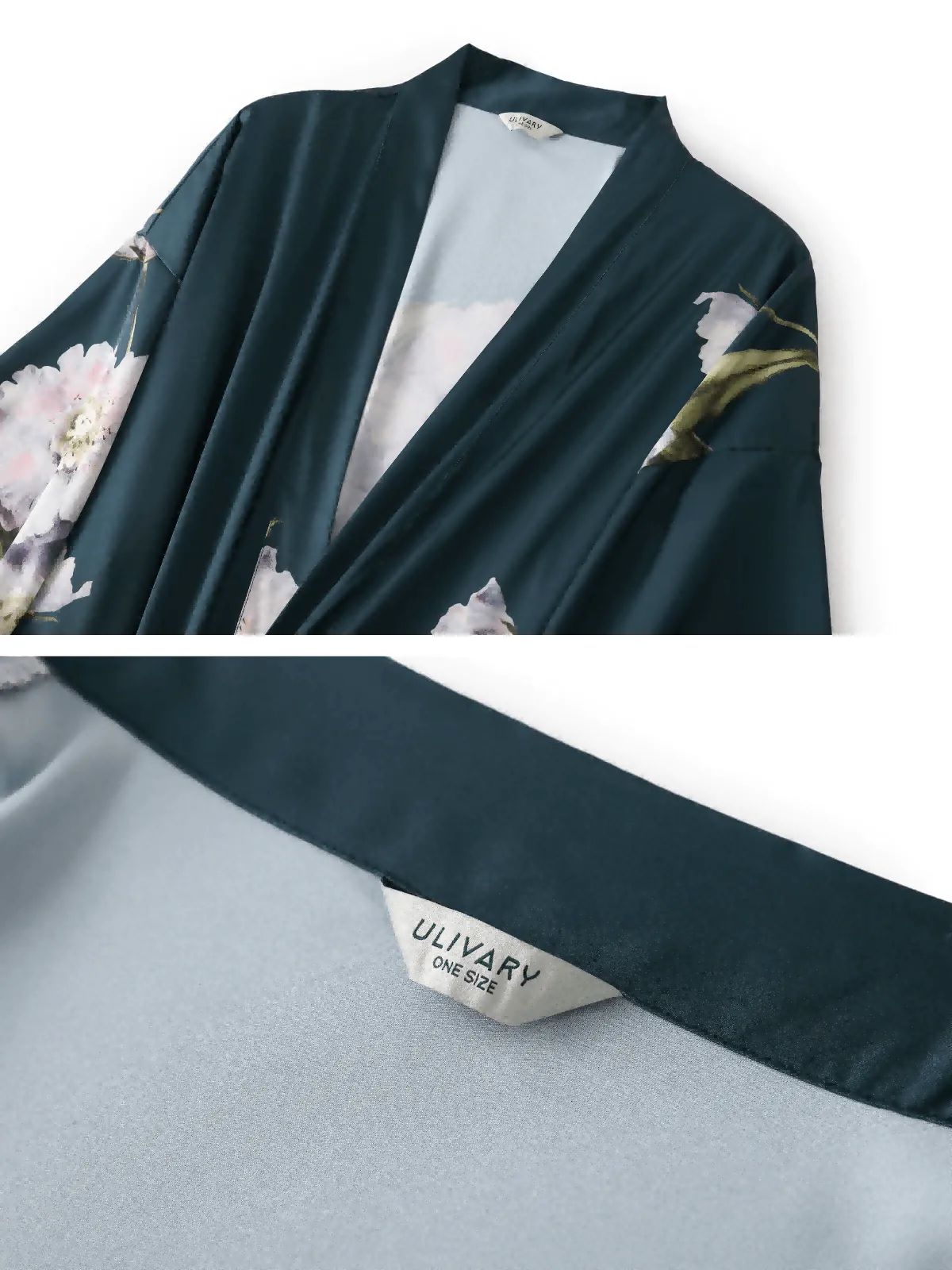 Blooming Anemone Kimono Robe