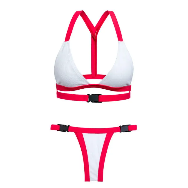 Buckle Bikini Swimwear Swimsuit