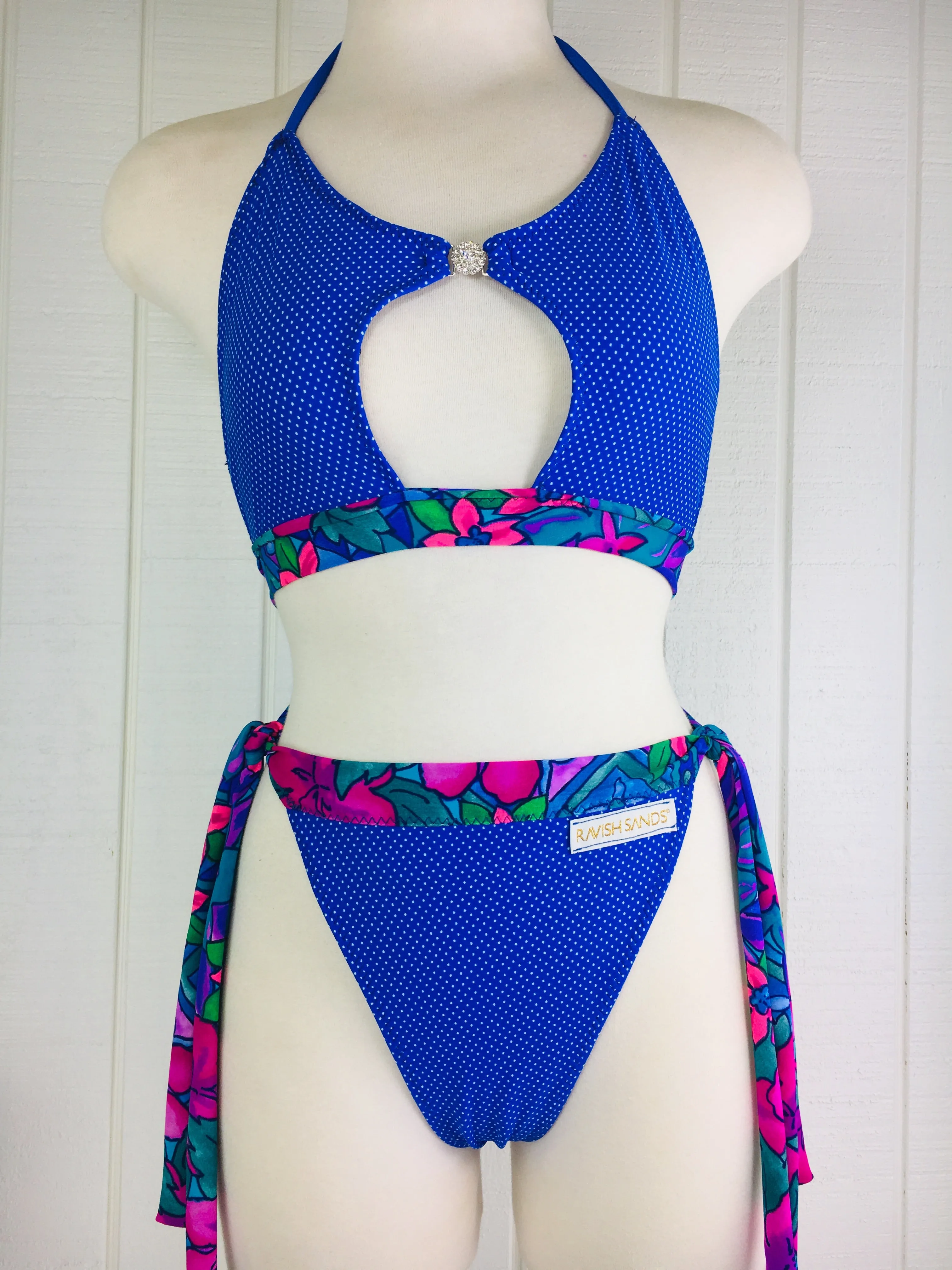 Custom Ooh La La Top & Highwaisted tie string  Bikini***(SUIT SOLD PER PIECE OR SET, price varies)