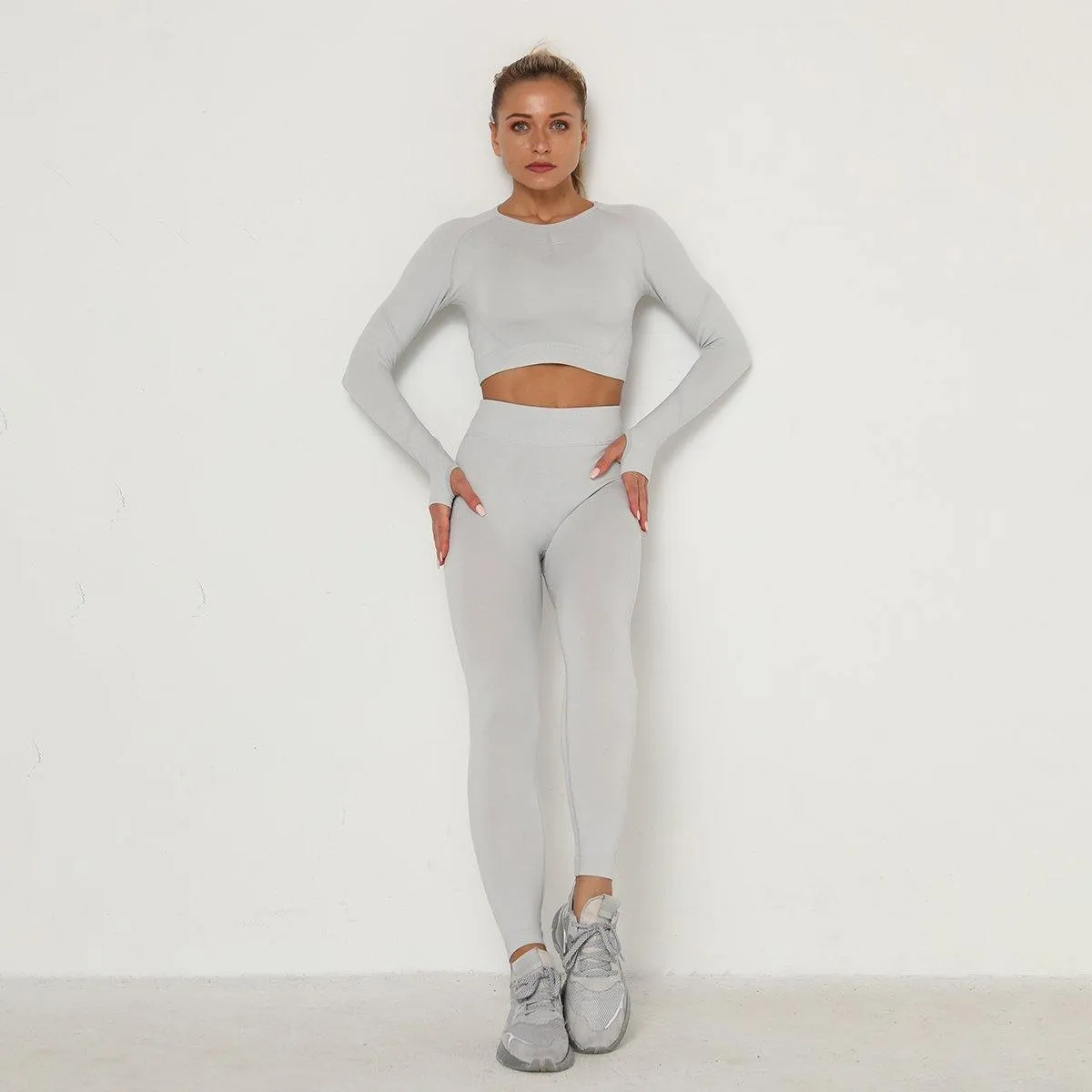 Fashion Gray Yoga set