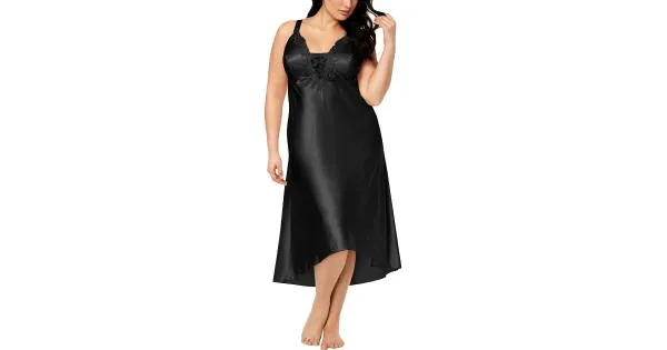 Flora by Flora Nikrooz Plus Size Satin Stella Nightgown