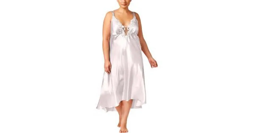 Flora by Flora Nikrooz Plus Size Satin Stella Nightgown