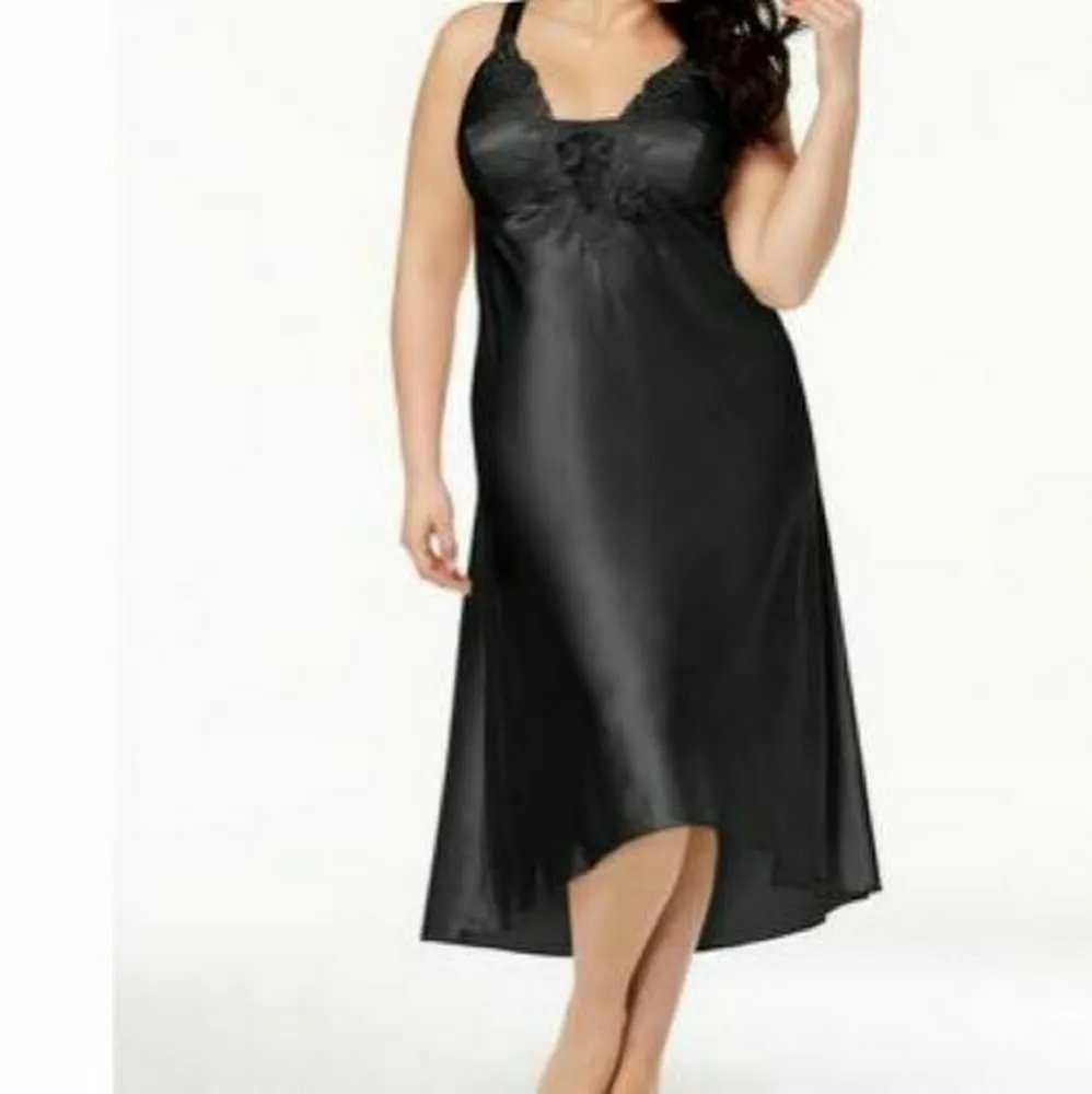 Flora by Flora Nikrooz Plus Size Satin Stella Nightgown