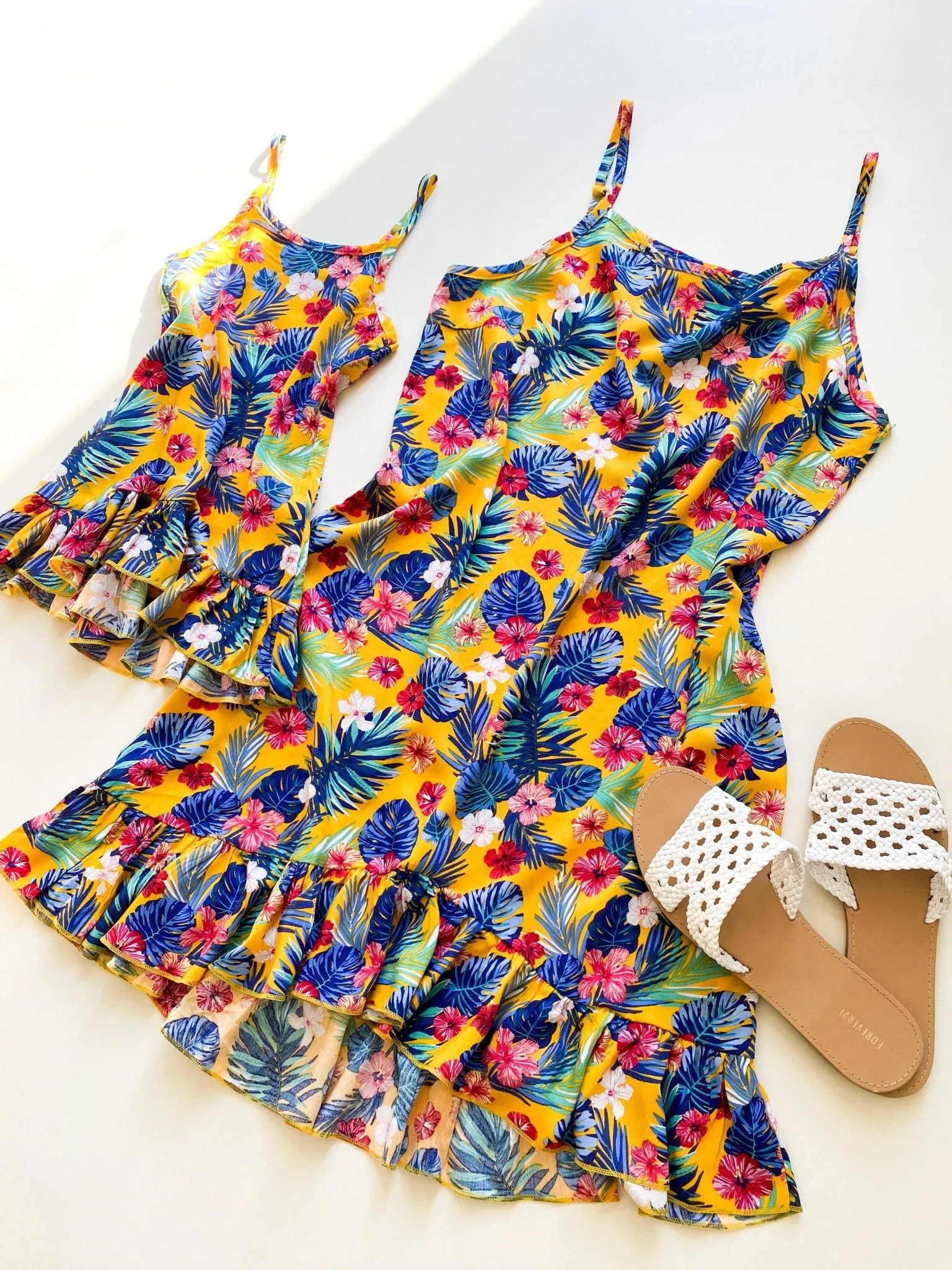 Floral and Tropical Alice Matching Dresses