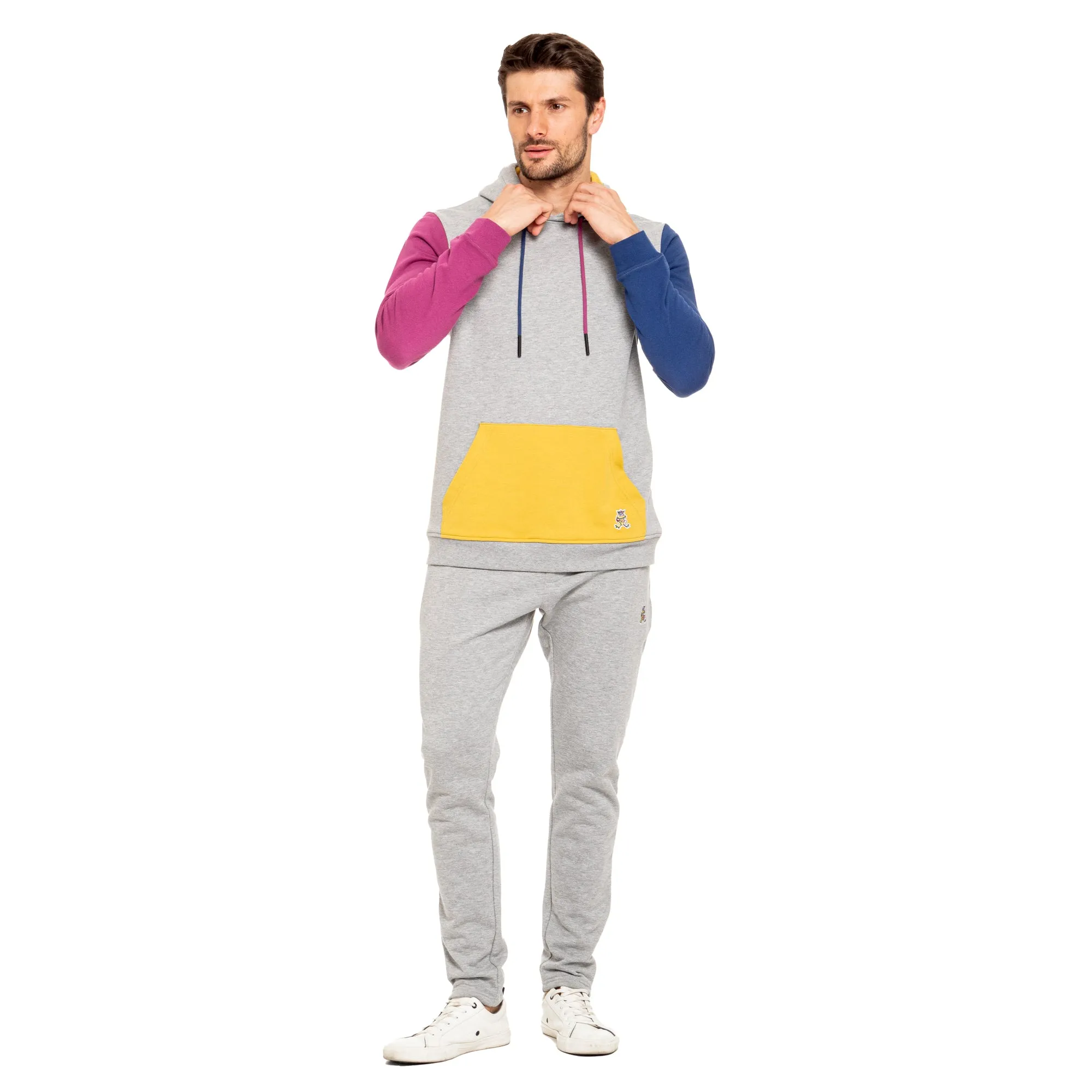 FROG Color Block Leisure Sweatpants - Grey