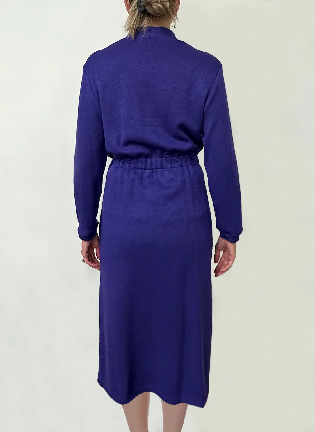 Grape Knit Long Robe