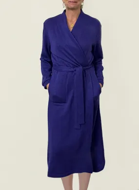 Grape Knit Long Robe