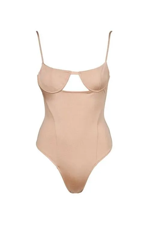 Hollow Slip One Piece Swimwear