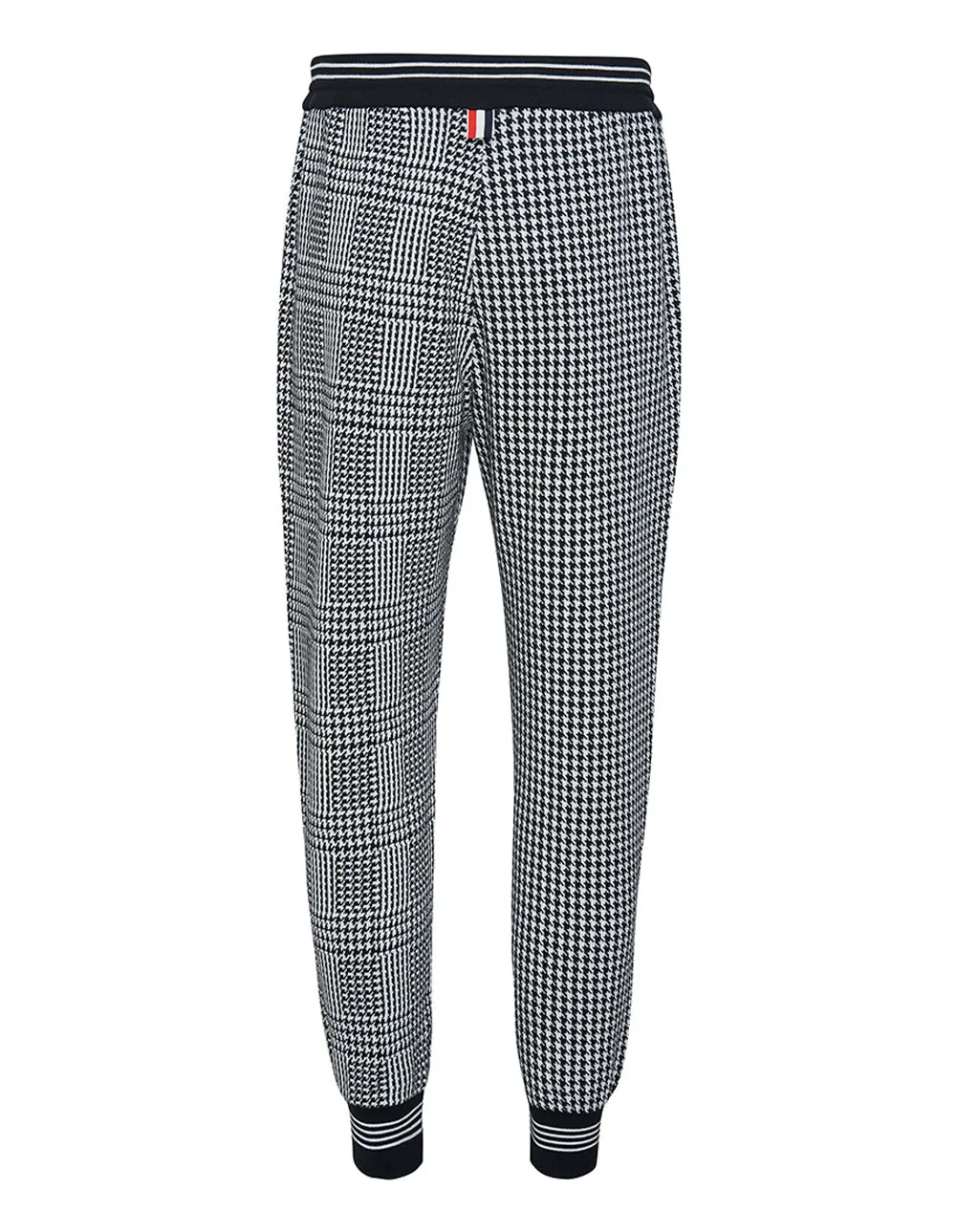 Houndstooth Cotton Sweatpants