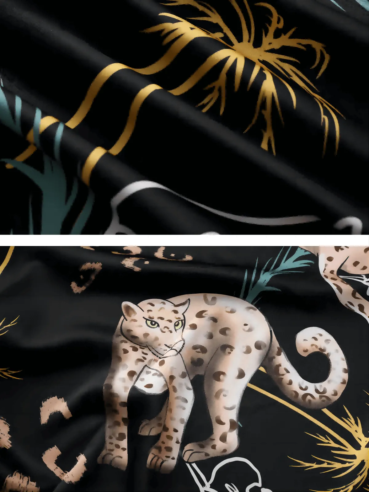 Jungle Animals Kimono Robe