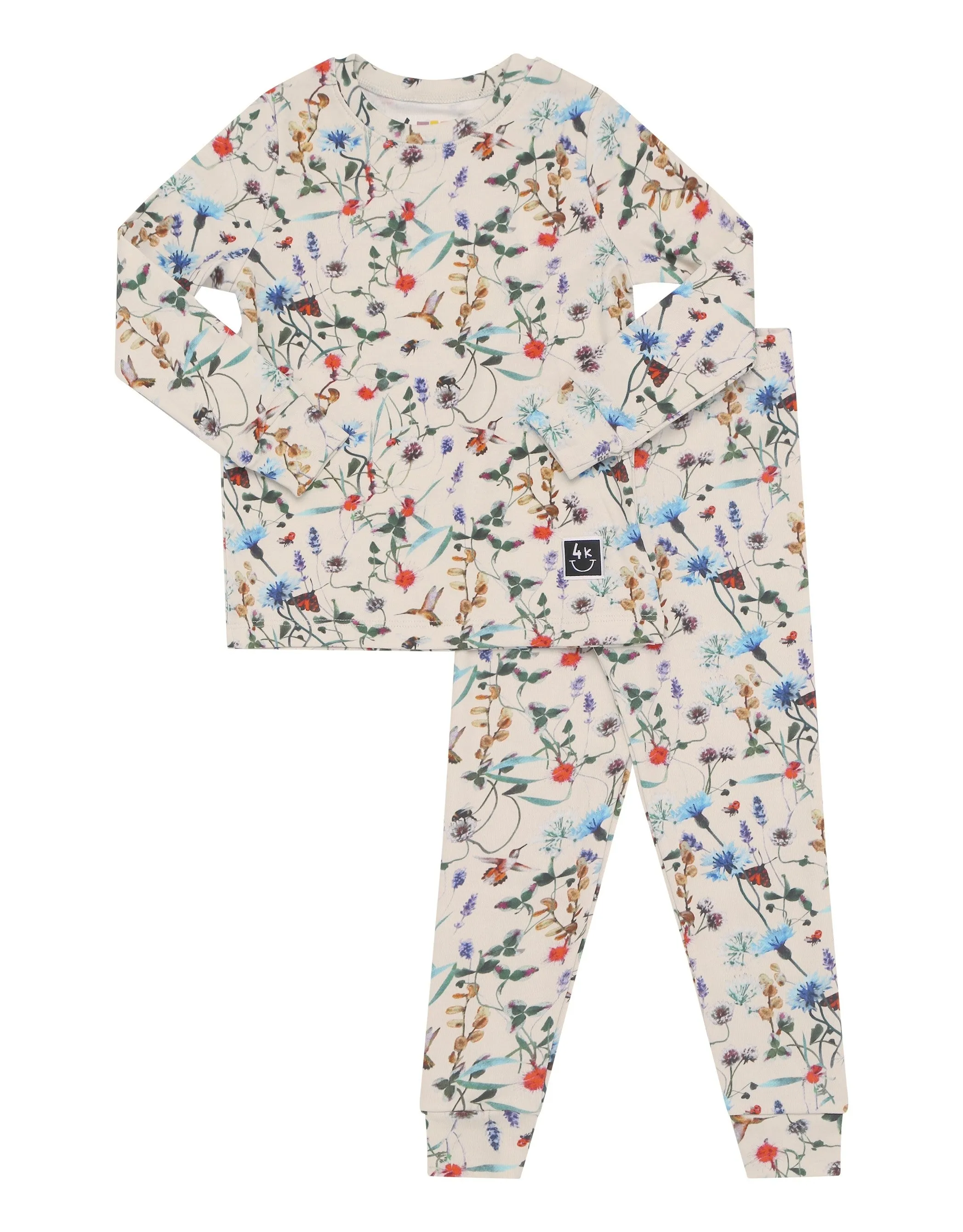 Kids Pima Cotton Happiness Pajamas Legging Playwear Set