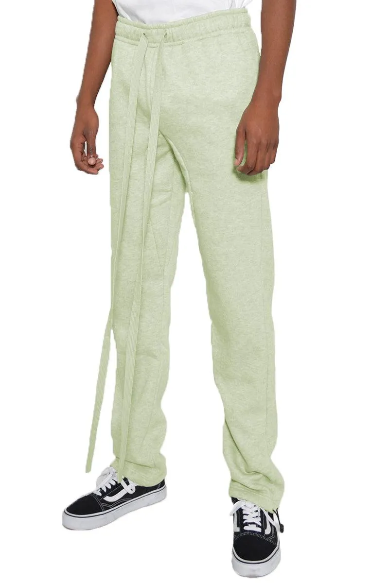 Light Green Tshirt Ankle Toggle Sweatpants Set