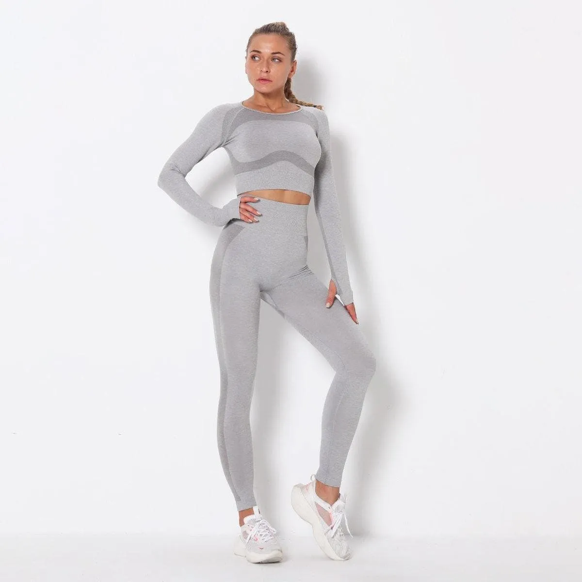 light Grey Yoga Set