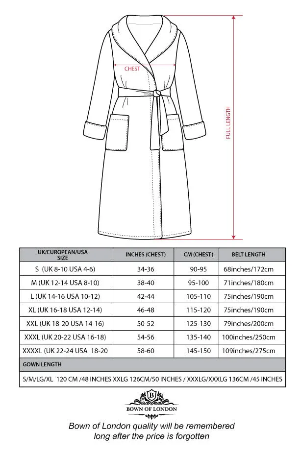 Lightweight Women's Bathrobe - Garden Treasure