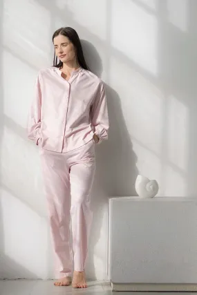 Mandarin Collar Soft Pima Cotton Pajamas