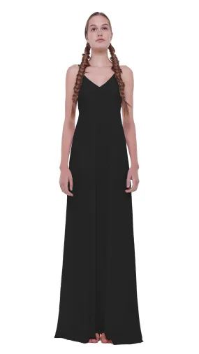 Norma Kamali slip A line long dress