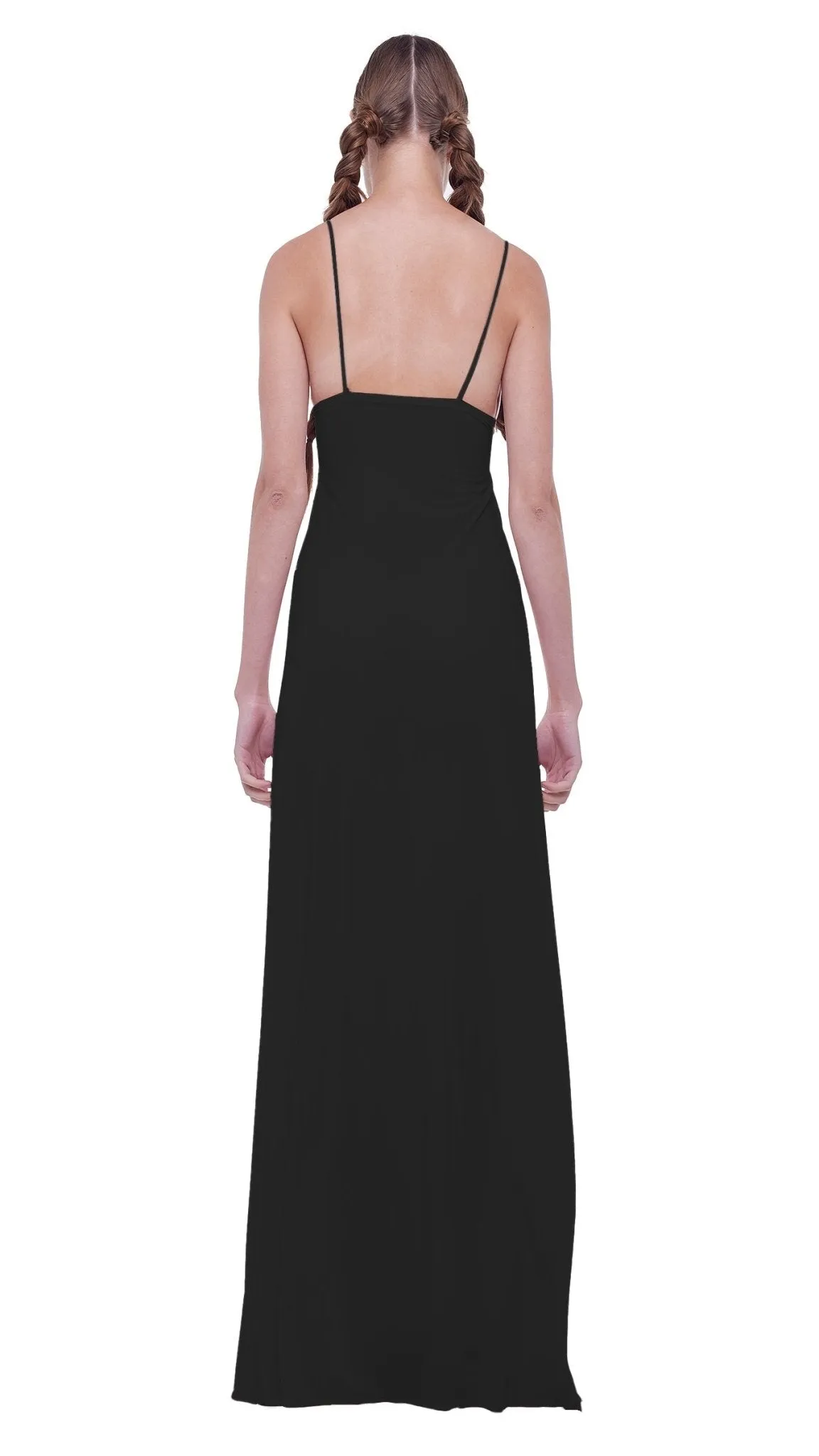 Norma Kamali slip A line long dress