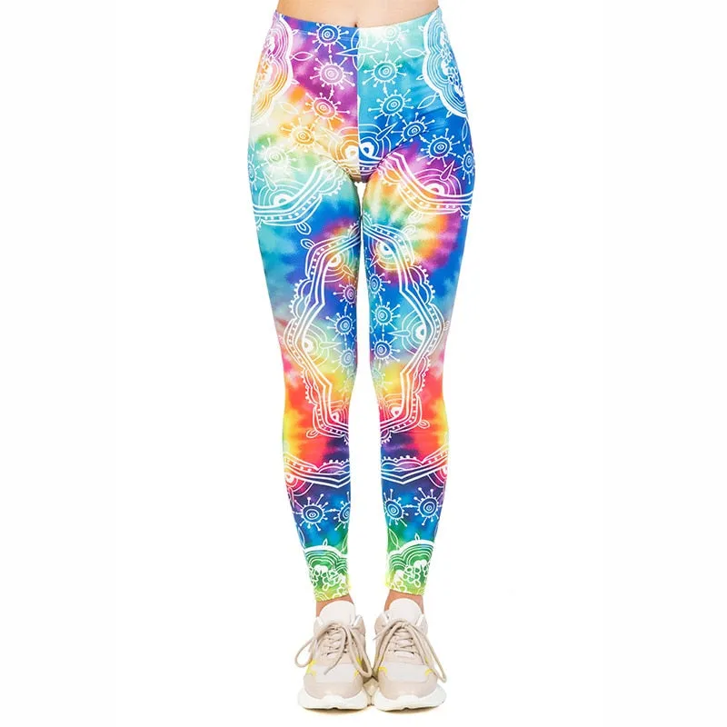 Ombre Mandala Yoga Leggings