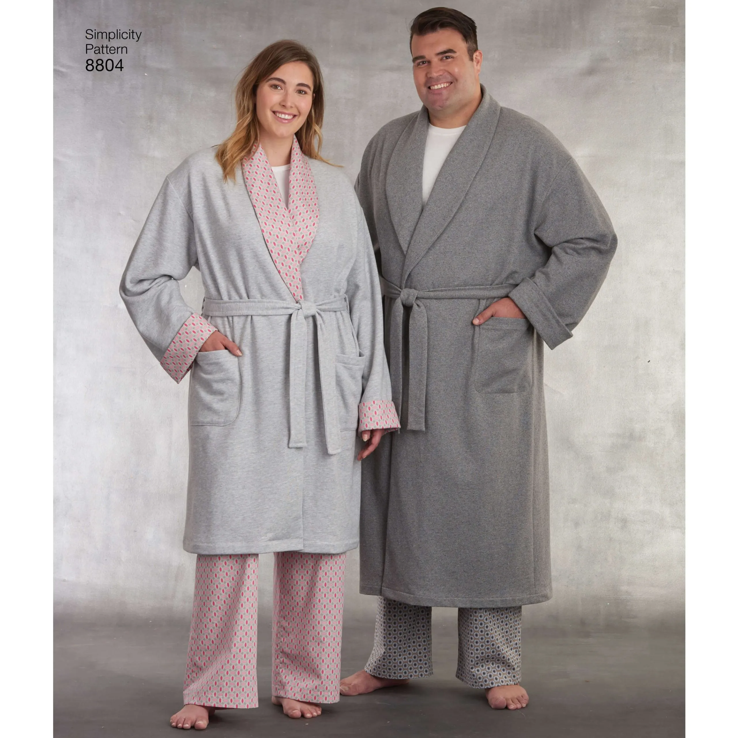 Pattern - Simplicity - 8804 - Women’s and Men’s Robe and Trousers