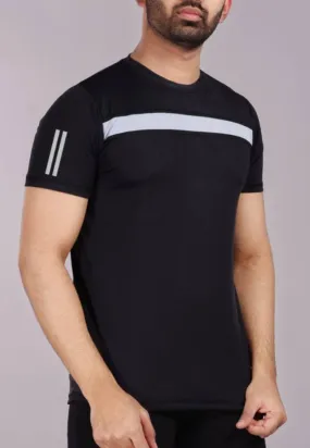 Polyester Sports TShirt Black