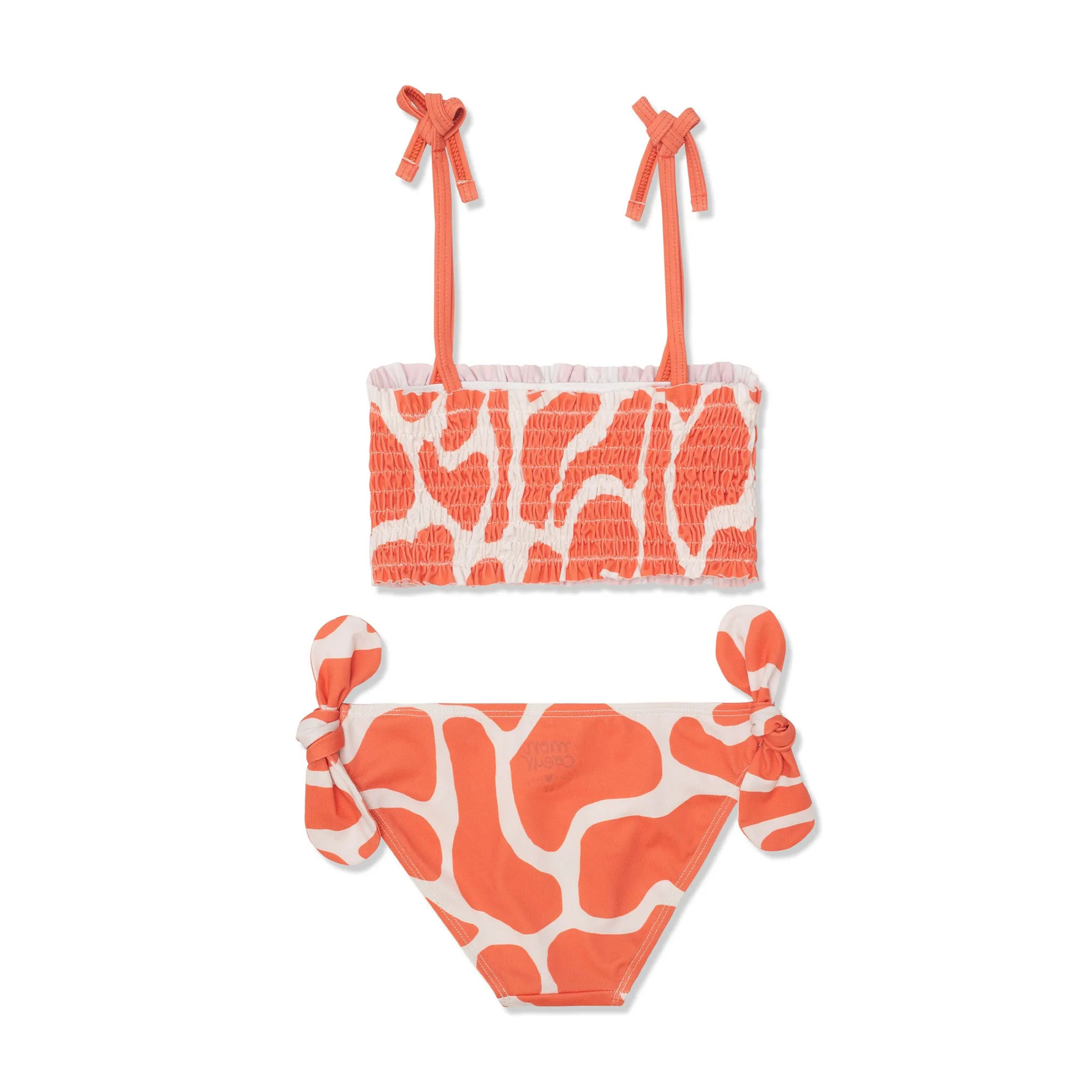 Recycled Polyester Spotted Giraffe Girl Bikini