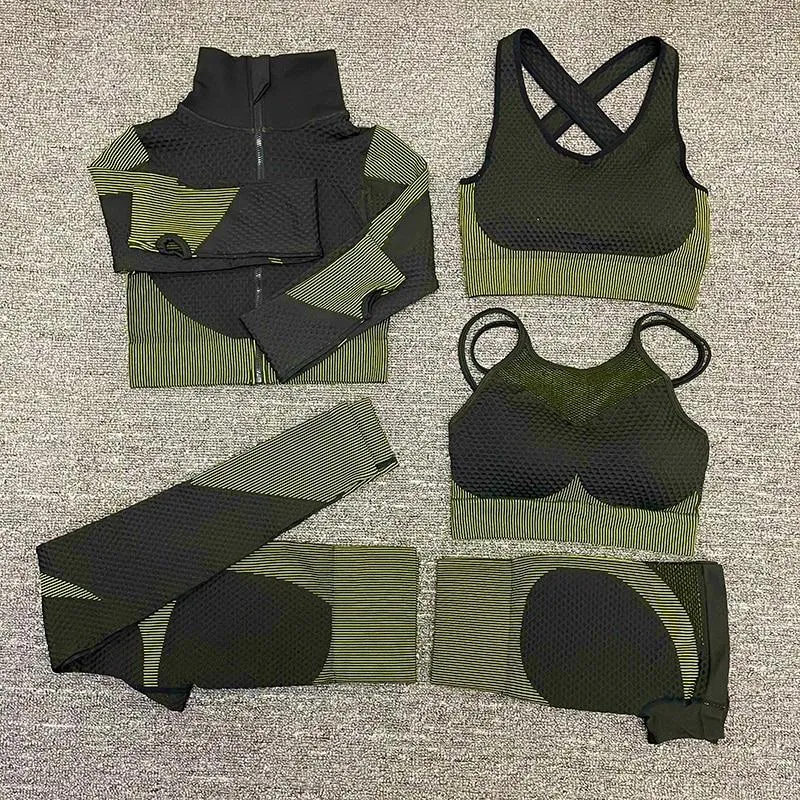 Seamless Activewear Slim Fit Gym Set