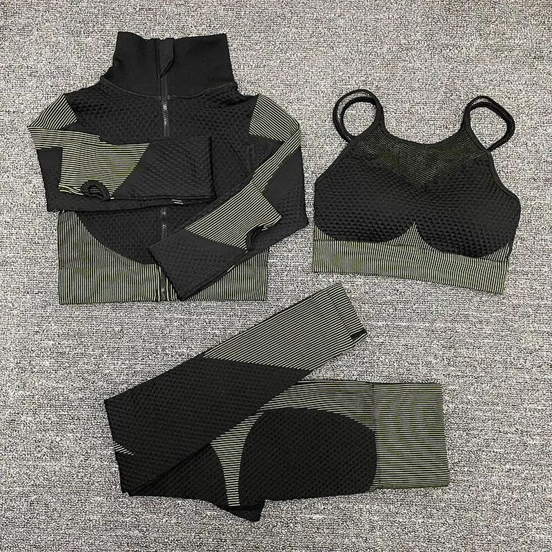 Seamless Activewear Slim Fit Gym Set