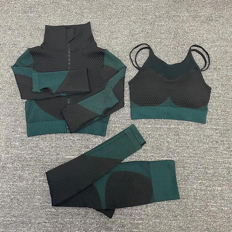 Seamless Activewear Slim Fit Gym Set