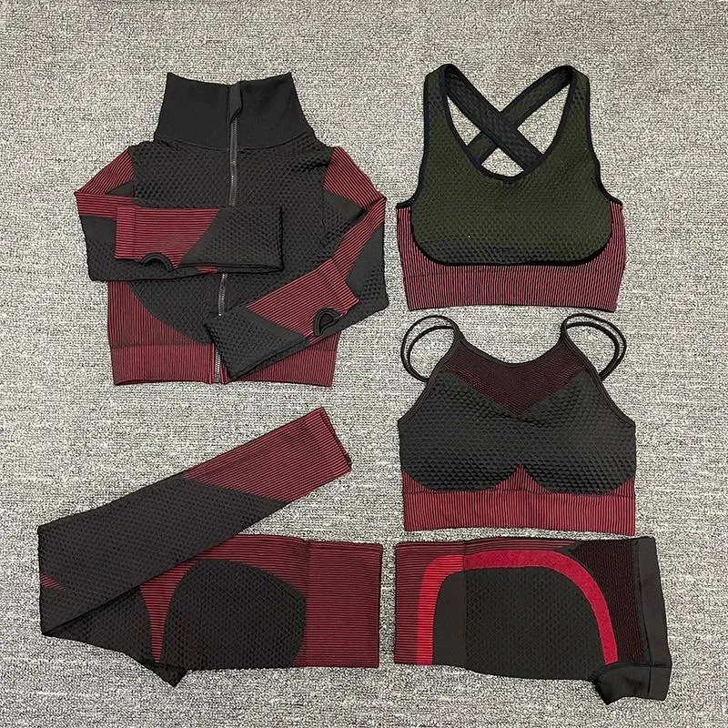 Seamless Activewear Slim Fit Gym Set