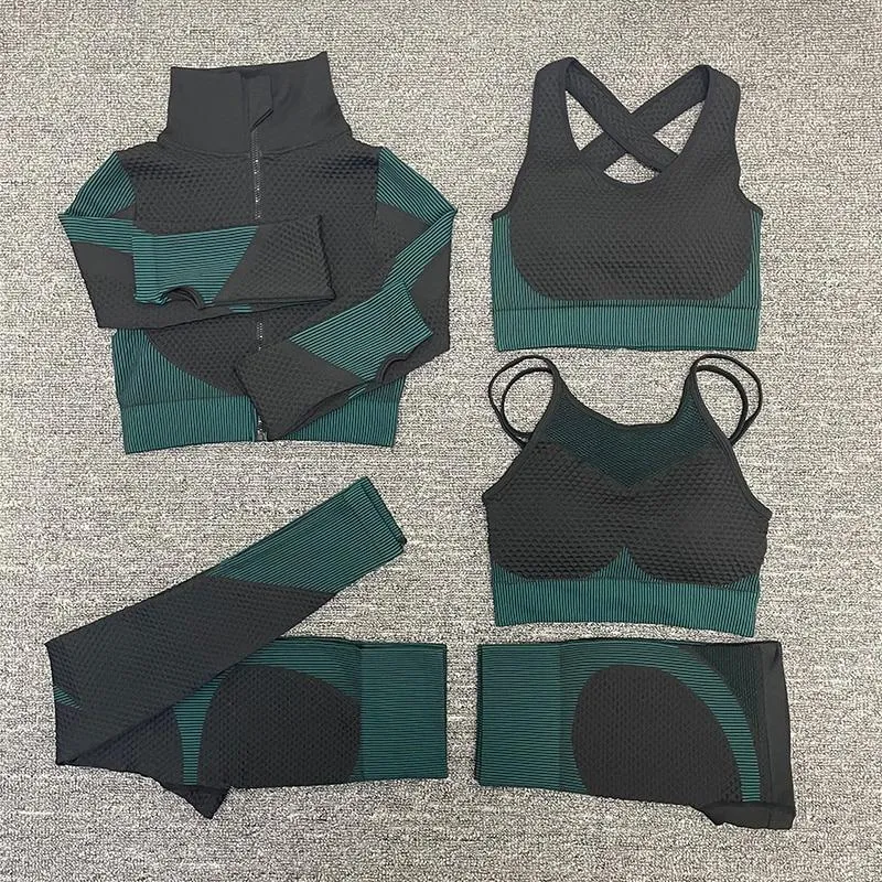 Seamless Activewear Slim Fit Gym Set