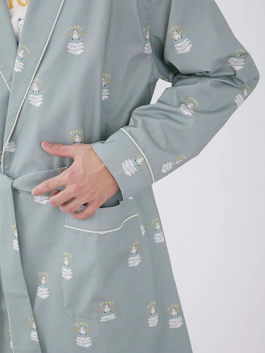 Sleeping Bear Pattern Lounge Robes