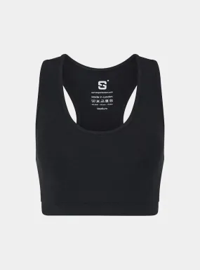 Sports Bra - Marl Black