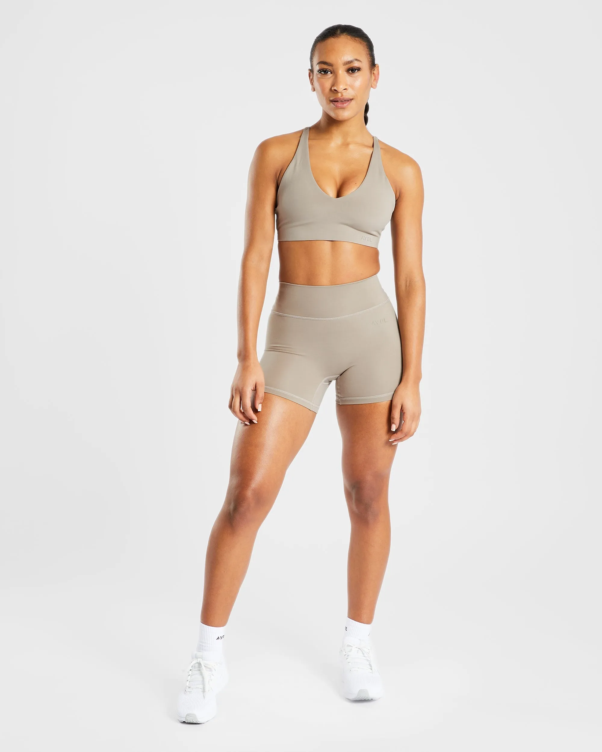 Staple Sports Bra - Muted Taupe