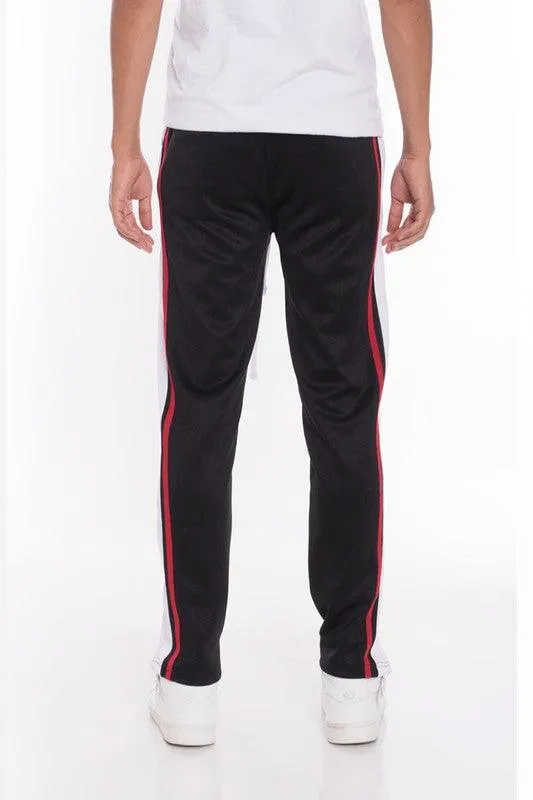 Striped Tricot Tapered Pants Mens Track Pants