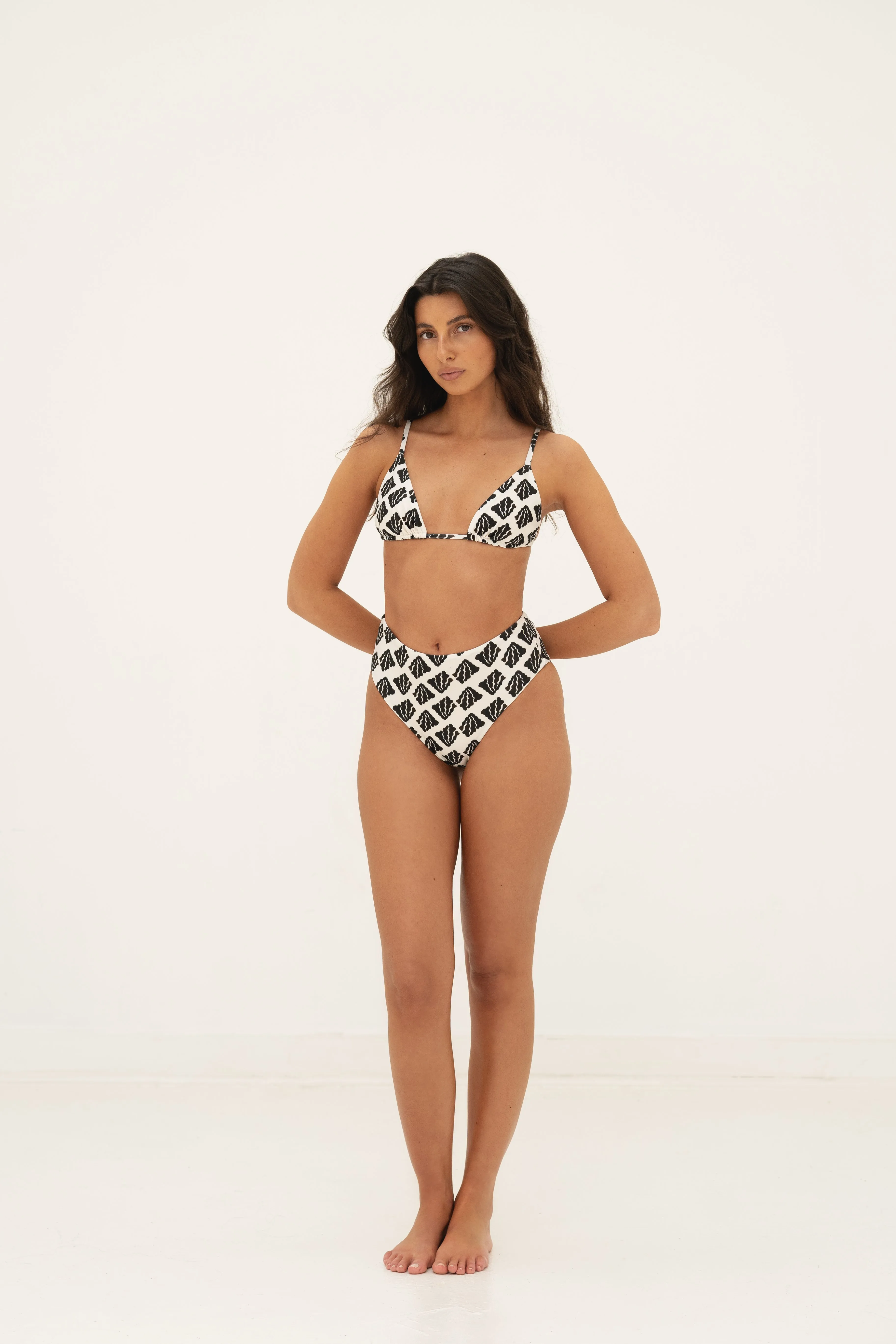 sustainable swimwear bottoms saint algea print