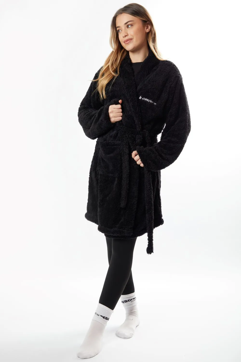 Trinity Dressing Gown - Black