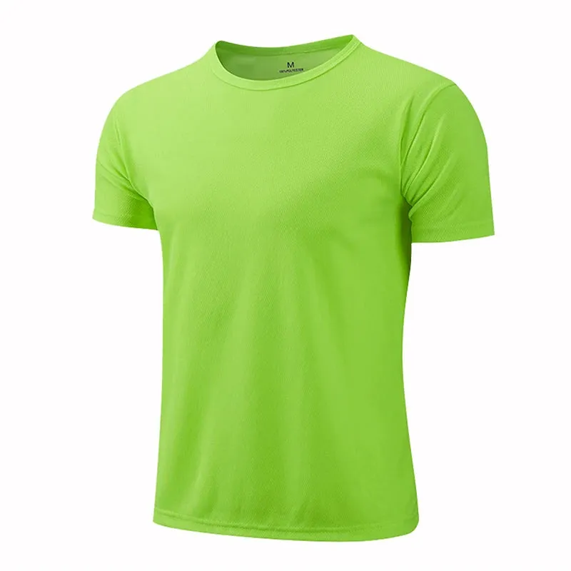 Unisex Quick-Dry Breathable Short Sleeve Sports T-Shirt