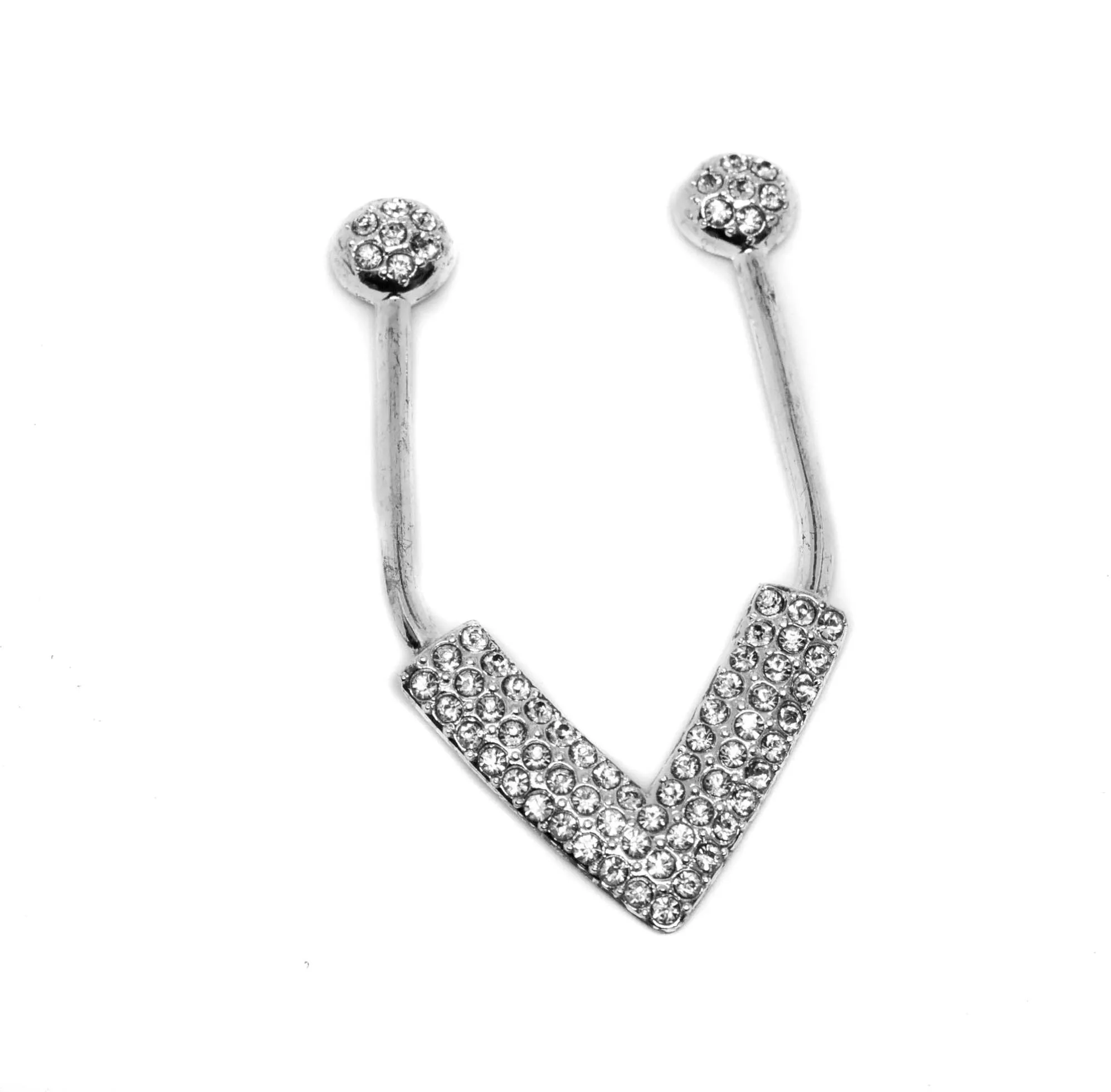 V-Shape Rhinestone Swimwear Connector