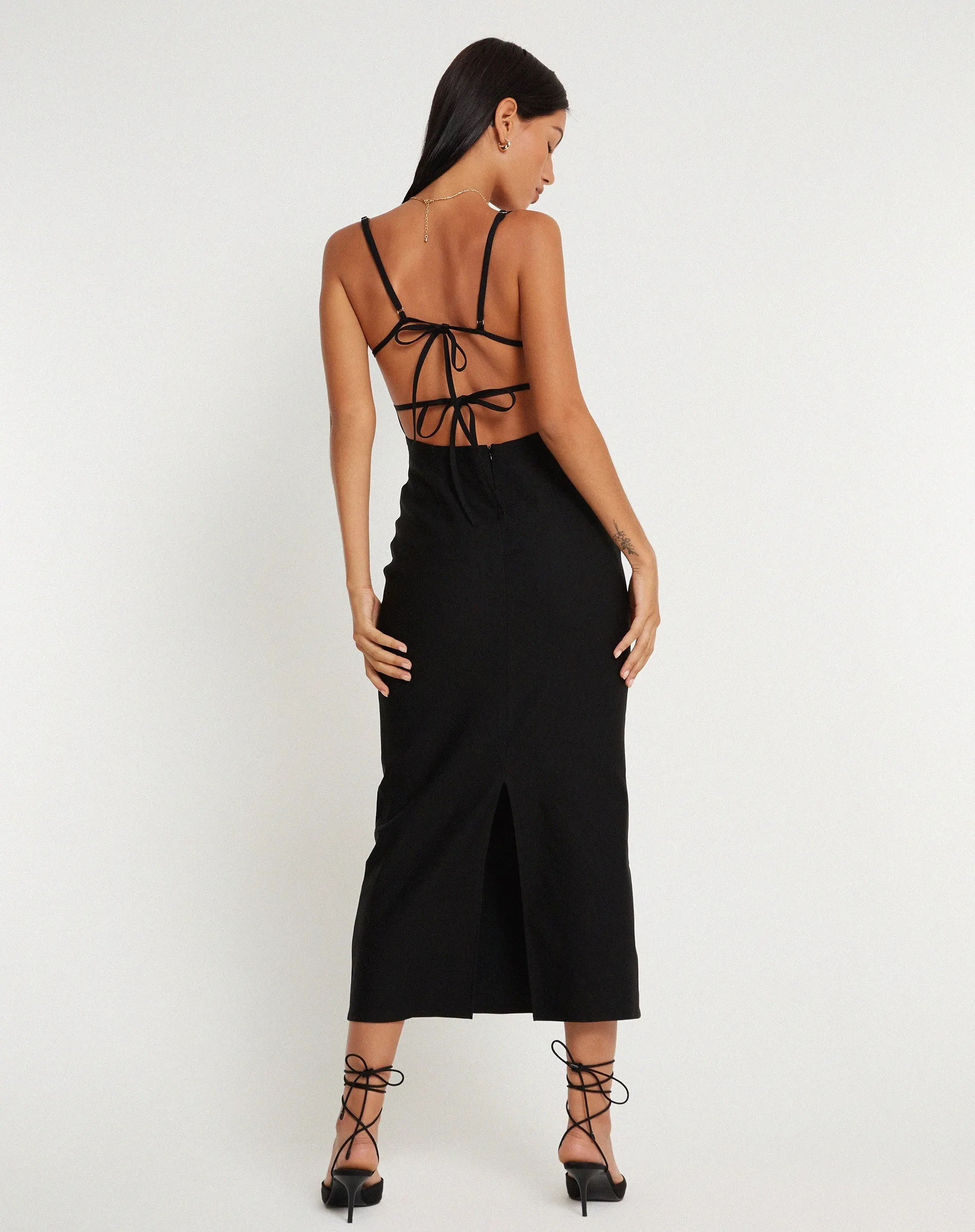 Volkava Maxi Dress in Black